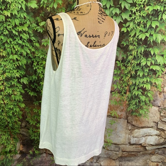 EILEEN FISHER Linen Sparkle Tank Top, XL - Picture 6 of 11